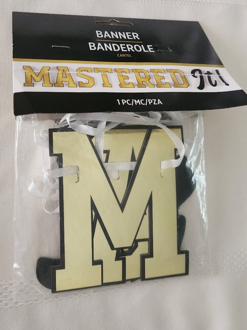 Master's Degree Graduation Banner* "Mastered It"